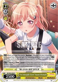 "An Unkeepable Secret" Nanami Hiromachi - Bang Dream! Girls Band Party! 5th Anniversary - NM