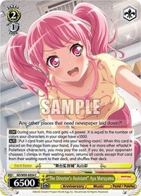 "The Director's Assistant" Aya Maruyama - Bang Dream! Girls Band Party! 5th Anniversary - NM