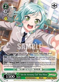 "Join the Astronomy Club" Hina Hikawa - Bang Dream! Girls Band Party! 5th Anniversary - NM