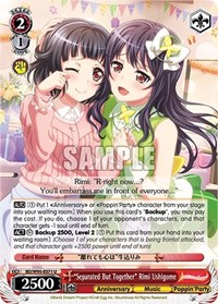 "Separated But Together" Rimi Ushigome - Bang Dream! Girls Band Party! 5th Anniversary - NM