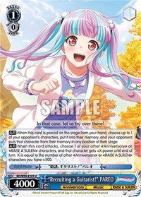 "Recruiting a Guitarist!" PAREO - Bang Dream! Girls Band Party! 5th Anniversary - NM