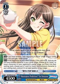 "Masterpiece Predictions" Tae Hanazono - Bang Dream! Girls Band Party! 5th Anniversary - NM