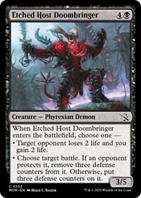 Etched Host Doombringer - March of the Machine - NM