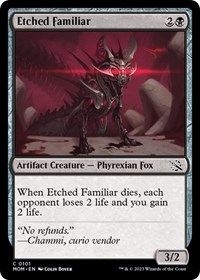 Etched Familiar - March of the Machine - NM