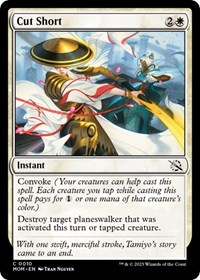 Cut Short - March of the Machine - NM