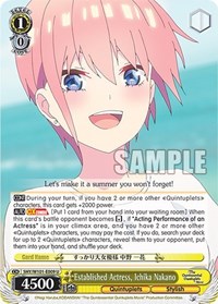 Established Actress, Ichika Nakano - The Quintessential Quintuplets Movie - NM