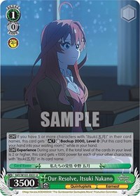 Our Resolve, Itsuki Nakano - The Quintessential Quintuplets Movie - NM