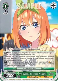 At Work, Yotsuba Nakano - The Quintessential Quintuplets Movie - NM