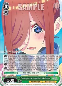 Checking Out the Competition? Miku Nakano - The Quintessential Quintuplets Movie - NM