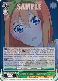 End of Her Escape, Yotsuba Nakano - The Quintessential Quintuplets Movie - NM