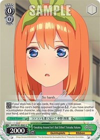 Sneaking Around Isn't Bad Either? Yotsuba Nakano - The Quintessential Quintuplets Movie - NM