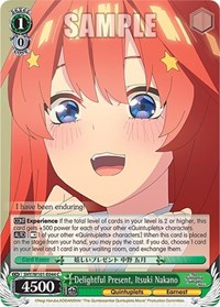 Delightful Present, Itsuki Nakano - The Quintessential Quintuplets Movie - NM