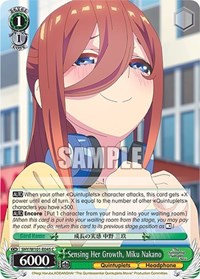 Sensing Her Growth, Miku Nakano - The Quintessential Quintuplets Movie - NM