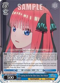 Looking Out for Her Elder Sister, Nino Nakano - The Quintessential Quintuplets Movie - NM