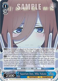 Aquarium Date, Miku Nakano - The Quintessential Quintuplets Movie - NM