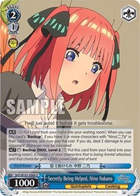 Secretly Being Helped, Nino Nakano - The Quintessential Quintuplets Movie - NM
