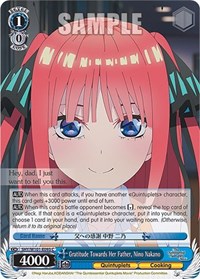 Gratitude Towards Her Father, Nino Nakano - The Quintessential Quintuplets Movie - NM