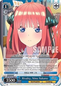 Rivalry, Nino Nakano - The Quintessential Quintuplets Movie - NM
