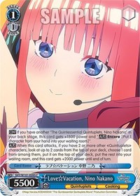 Love Vacation, Nino Nakano - The Quintessential Quintuplets Movie - NM