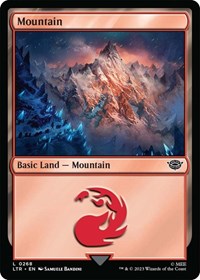 Mountain (0268) - UB: Lord of the Rings - NM