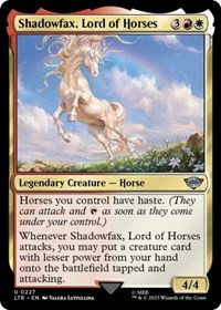 Shadowfax, Lord of Horses - UB: Lord of the Rings - NM
