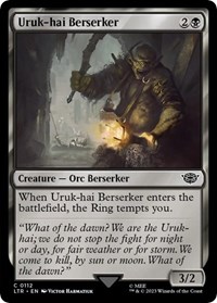 Uruk-hai Berserker - UB: Lord of the Rings - NM