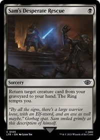 Sam's Desperate Rescue - UB: Lord of the Rings - NM