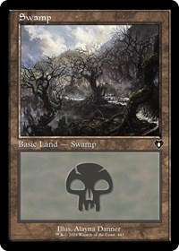 Swamp (443) (Retro Frame) - Commander Masters - NM