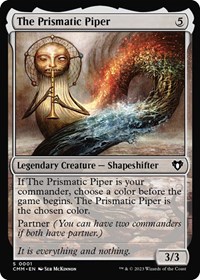 The Prismatic Piper - Commander Masters - NM