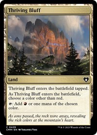 Thriving Bluff - Commander Masters - NM