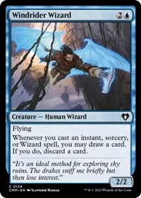 Windrider Wizard - Commander Masters - NM