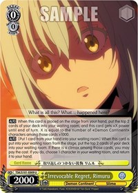 Irrevocable Regret, Rimuru - That Time I Got Reincarnated As a Slime Vol. 3 - NM