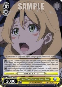 She Who Entrusts Hope, Eren - That Time I Got Reincarnated As a Slime Vol. 3 - NM