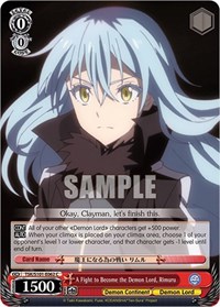 A Fight to Become the Demon Lord, Rimuru - That Time I Got Reincarnated As a Slime Vol. 3 - NM