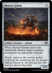Meteor Golem - Commander Masters - NM
