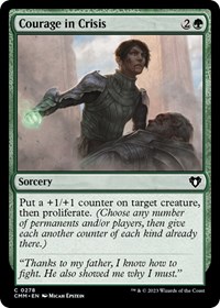 Courage in Crisis - Commander Masters - NM