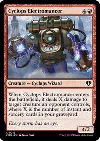 Cyclops Electromancer - Commander Masters - NM