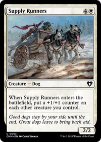 Supply Runners - Commander Masters - NM