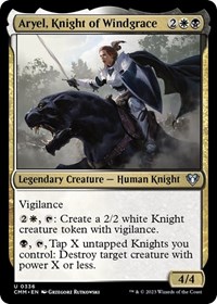 Aryel, Knight of Windgrace - Commander Masters - NM