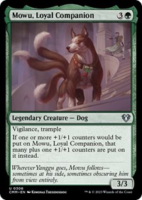 Mowu, Loyal Companion - Commander Masters - NM