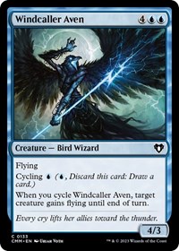 Windcaller Aven - Commander Masters - NM