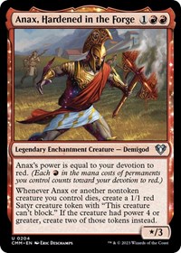 Anax, Hardened in the Forge - Commander Masters - NM