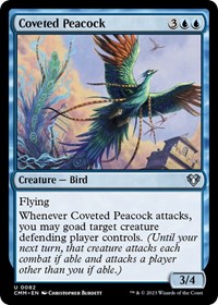 Coveted Peacock - Commander Masters - NM