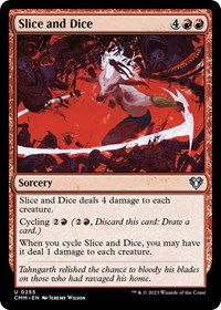 Slice and Dice - Commander Masters - NM