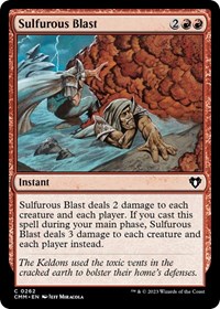 Sulfurous Blast - Commander Masters - NM