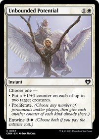 Unbounded Potential - Commander Masters - NM
