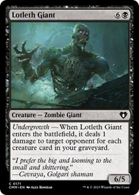 Lotleth Giant - Commander Masters - NM
