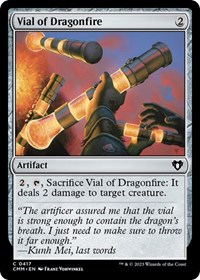 Vial of Dragonfire - Commander Masters - NM