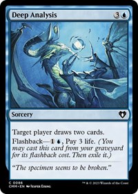 Deep Analysis - Commander Masters - NM