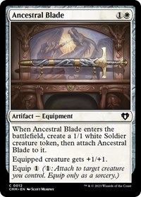 Ancestral Blade - Commander Masters - NM